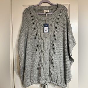 Gray Knit Women's Sweater